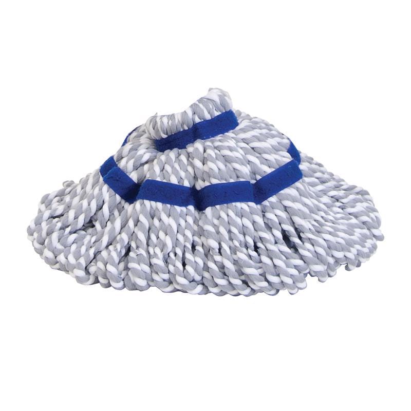 Quickie 720362M4 15.6 in. Twist Microfiber/Chenille Mop Refill 1 pk