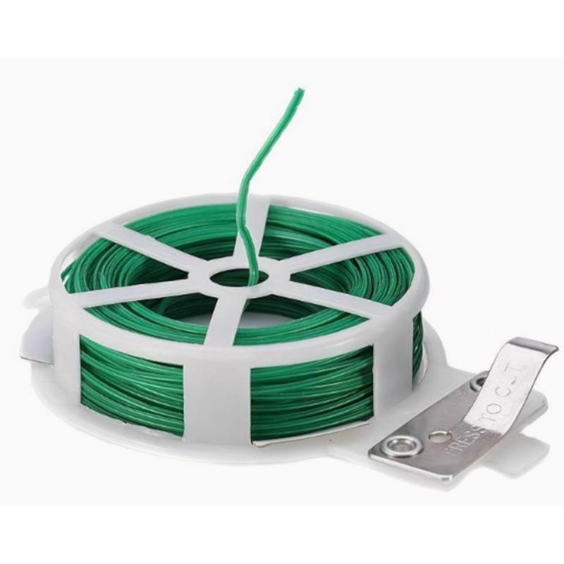 Panacea 86871 Green Metal Plant Support Twist Tie