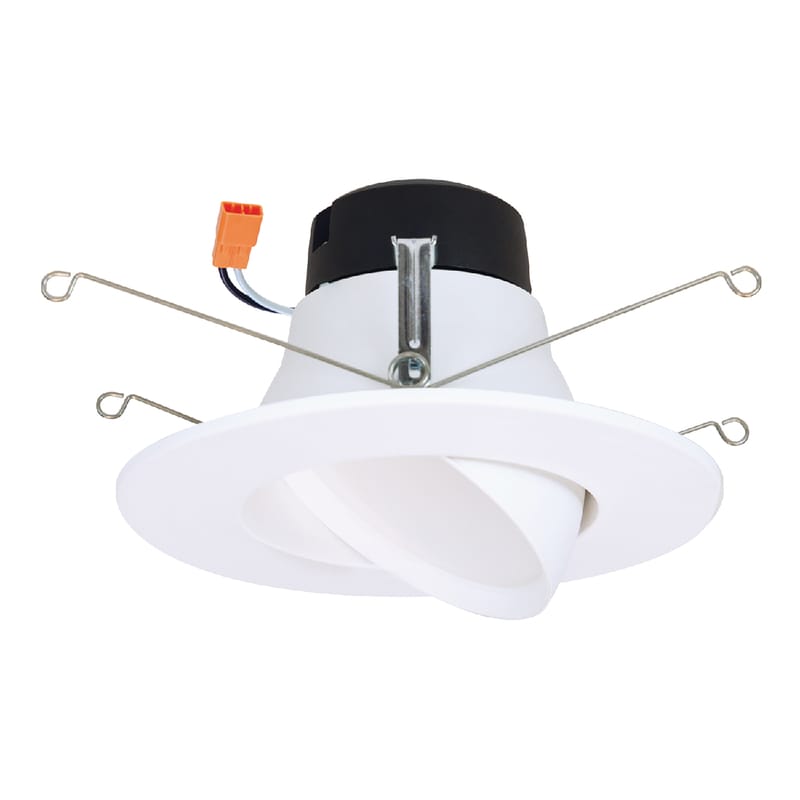 Halo LA56069271EWHCA LA5 Series Matte Warm White 5/6 in. W LED Adjustable Retrofit Kit 7.2 W