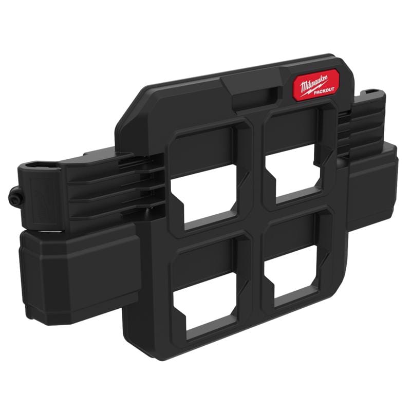 Milwaukee 48-22-8608 Packout Tool Box Attachment Compact Wall Mounted Plate Black