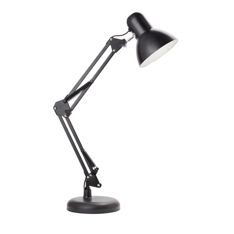 Newhouse Lighting NHDK-WR-BK Wright Architect 24 in. Black Desk Lamp