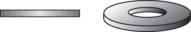 Hillman 7270073 Zinc-Plated Steel 3/4 in. USS Flat Washer 20 pk