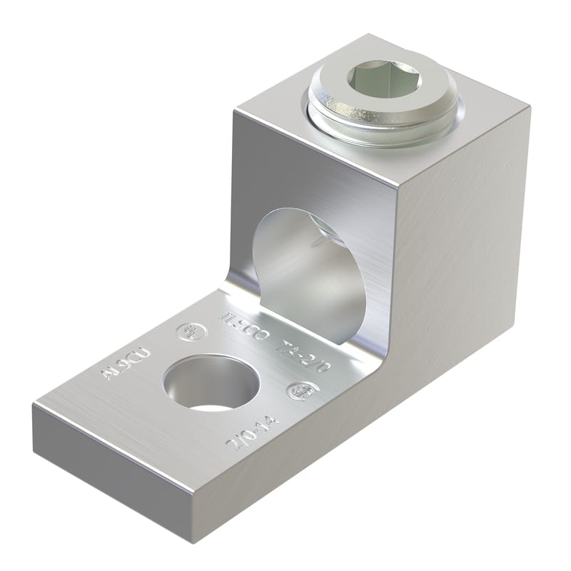 Gardner Bender GBTA-2/0 14-2/0 AWG Electrical Lug Silver 2 pk