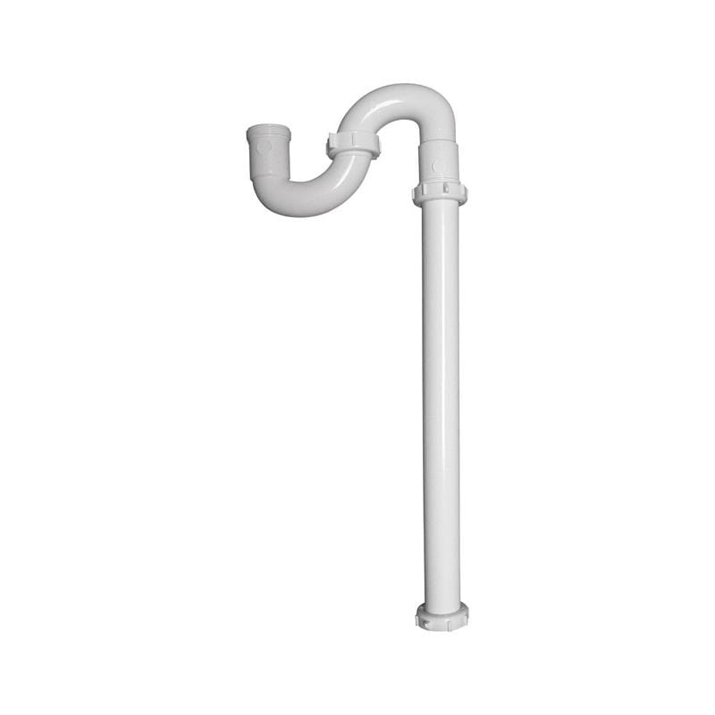 Plumb Pak PP943W 1-1/4 in. D X 20.5 in. L Plastic S-Trap