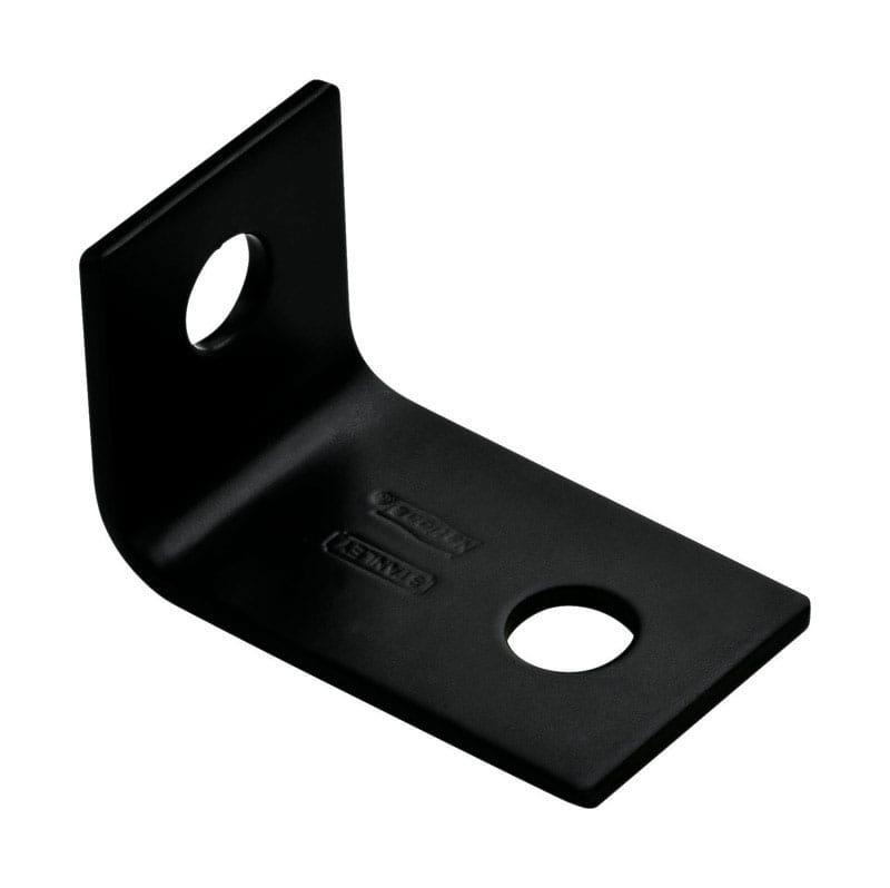 National Hardware N351-476 2.5 in. H X 1.5 in. W X 0.125 in. D Black Carbon Steel Inside Corner Brace