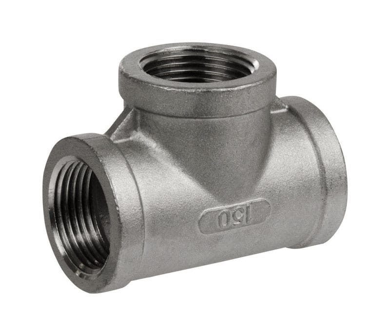 Smith-Cooper 4638102480 2 in. FPT X 2 in. D FPT 2 in. D Female Stainless Steel Tee