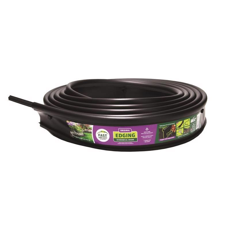Master Mark 23920 20 ft. L X 3.5 in. H Plastic Black Lawn Edging