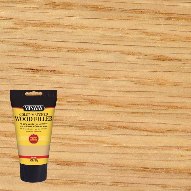 Minwax 448520000 Color-Matched Natural Wood Filler 6 oz
