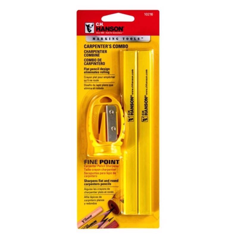 C.H. Hanson 10216 7 in. L Carpenter Pencil Kit Yellow 3 pc