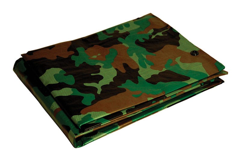 Foremost 41012 Dry Top 10 ft. W X 12 ft. L Medium Duty Polyethylene Tarp Camouflage