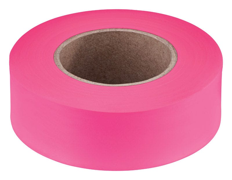 Empire 77-003 200 ft. L X 1 in. W Plastic Flagging Tape Pink