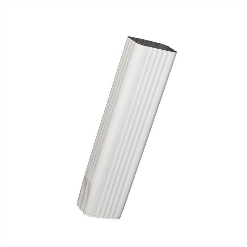 Amerimax 27075HP 3 in. H X 2 in. W X 15 in. L White Aluminum K Downspout Extension