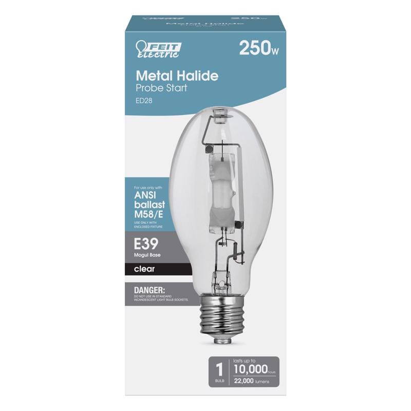 Feit MH250/U/HDRP 250 W ED28 HID Bulb 22000 lm White Metal Halide 1 pk