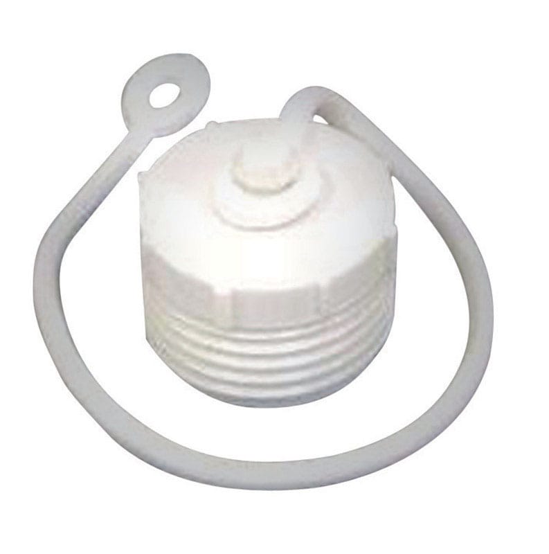 Us Hardware RV-460C Male Hose Plug With Lanyard 1 pk