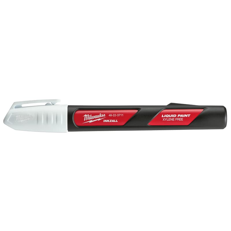 Milwaukee 48-22-3712 INKZALL White Medium Tip Liquid Paint Marker 1 pk