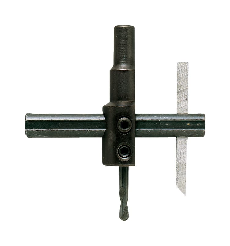 General 4 7/8 in. Bi-Metal 0.875 in. L X 3/8 in. D Circle Cutter