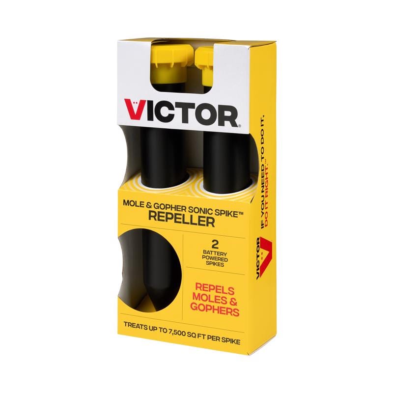 Victor M9012 Sonic Spike Repeller For Gophers and Moles 2 pk