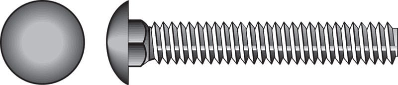 Hillman 812581 3/8 in. X 3 in. L Hot Dipped Galvanized Steel Carriage Bolt 50 pk