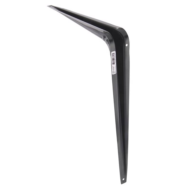 Hampton 01-7520-344 Black Steel Shelf Support 18 Ga. 12X14 in. L 100 lb