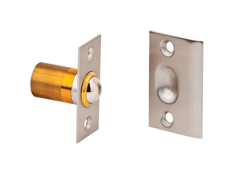 Ives 347B15 2.13 in. H X 1 in. W X 1.38 in. D Satin Nickel Brass Ball Catch