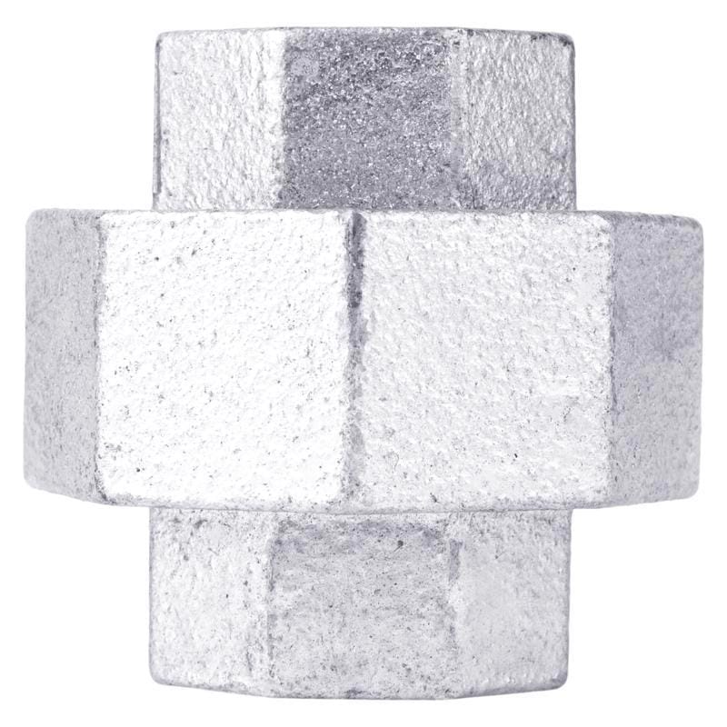 STZ Industries 501932 3/8 in. FIP each X 3/8 in. D FIP Galvanized Malleable Iron Union