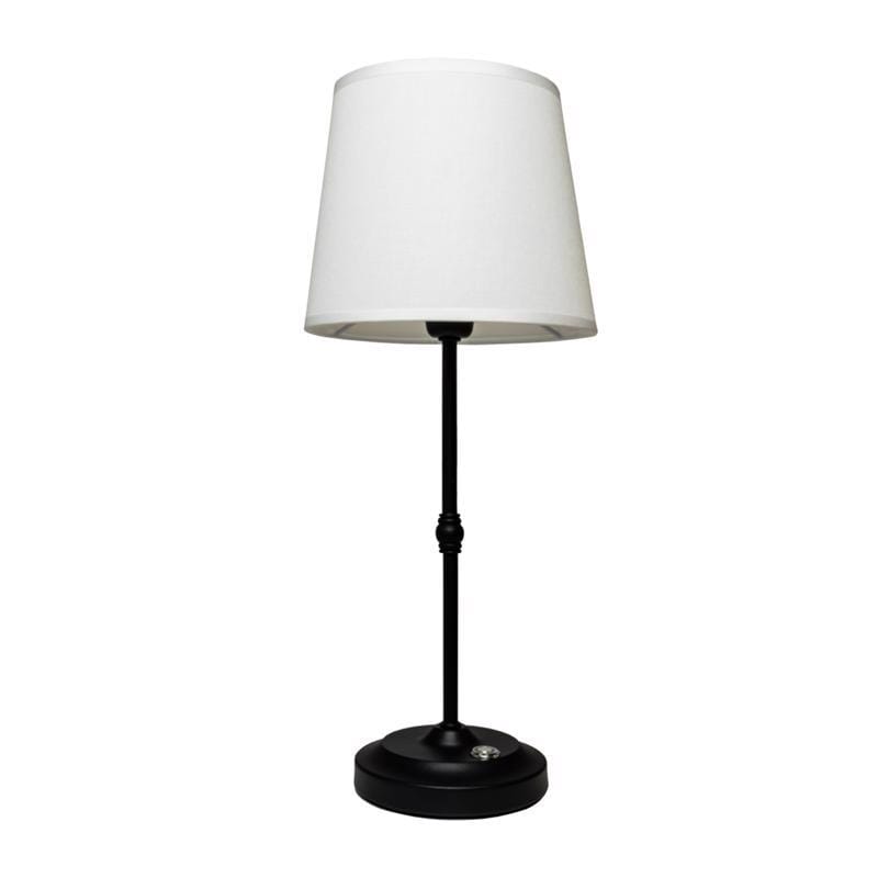 Galena BL-11GALE-MB 16.9 in. Matte Black Table Lamp