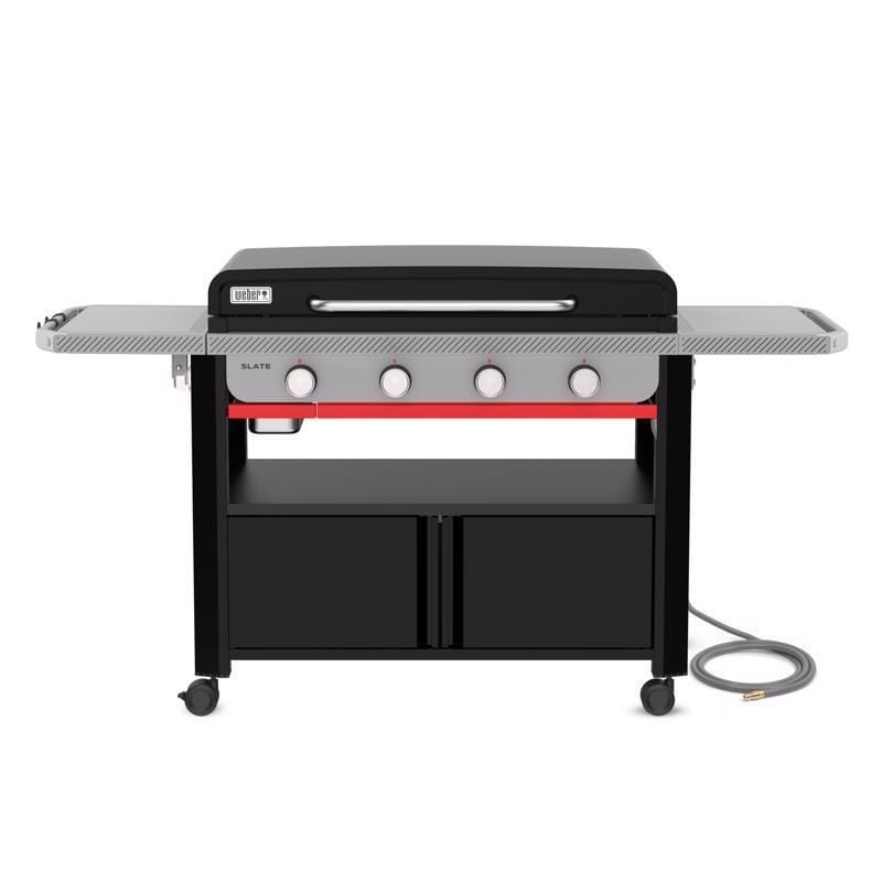 Weber 1502284 Slate 36" w/Cabinet 4 Burner Natural Gas Outdoor Griddle Black