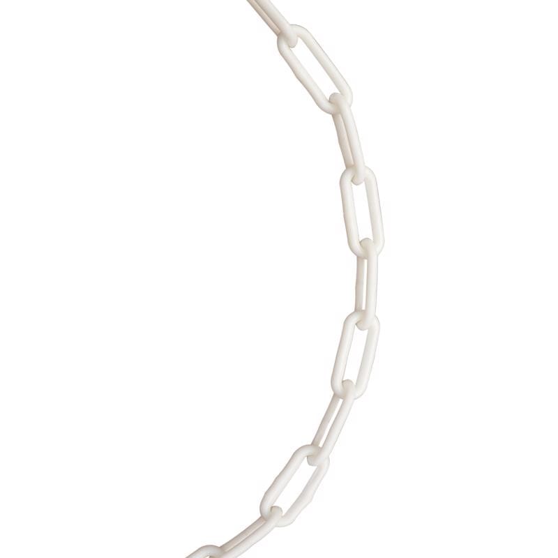 Koch Industries 797636 #6 Polycoated White Plastic Decorative Chain .21 in. D 1500 in.