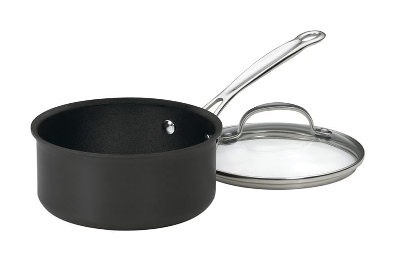 Cuisinart 619C-16 Chef's Classic Stainless Steel Sauce Pan With Lid 1-1/2 qt Black