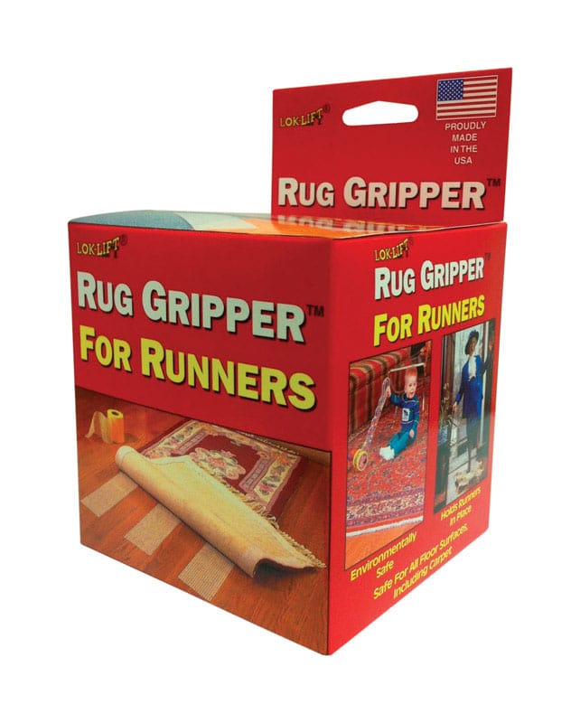 Lok-Lift 425R 4 in. W X 25 ft. L Reversible Scrim Indoor Rug Gripper