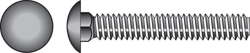Hillman 812560 5/16 in. X 5 in. L Hot Dipped Galvanized Steel Carriage Bolt 50 pk