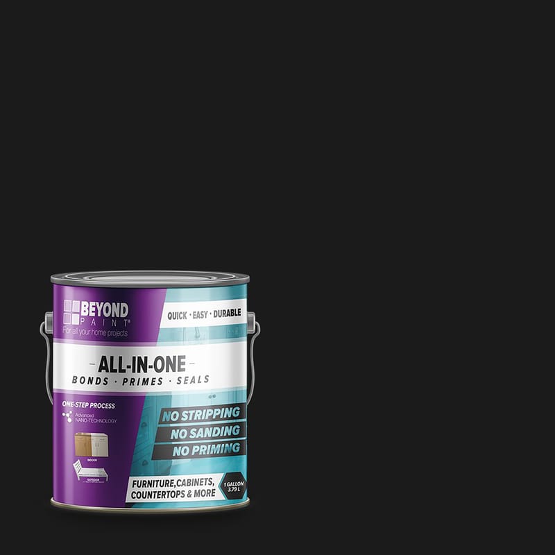 Beyond Paint BP14 Matte Licorice Water-Based Paint Exterior and Interior 1 gal