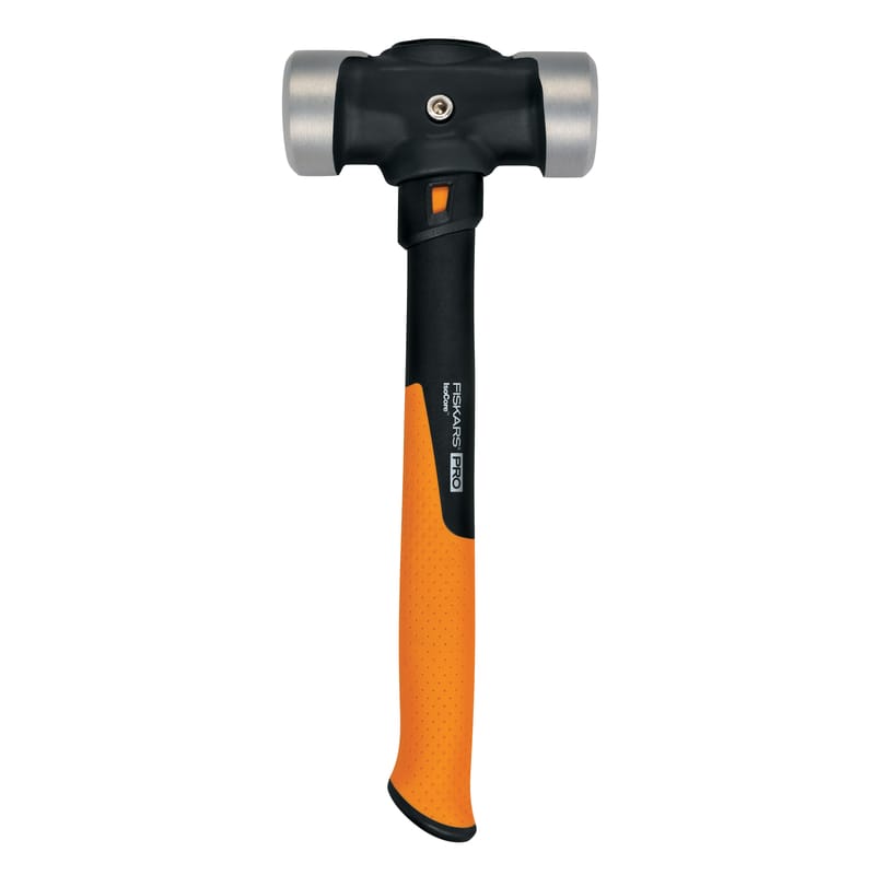 Fiskars 1067471 Pro IsoCore 4 lb Double Flat Face Sledge Hammer 14 in. Steel Handle