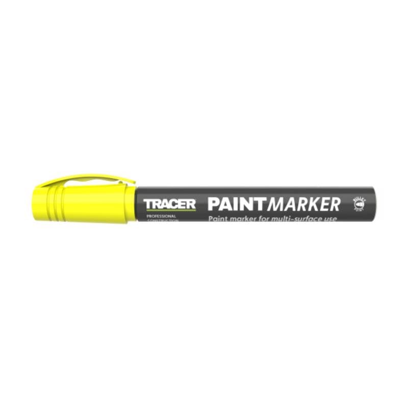 Tracer APTM1 8 in. L Paint Marker Yellow 1 pc