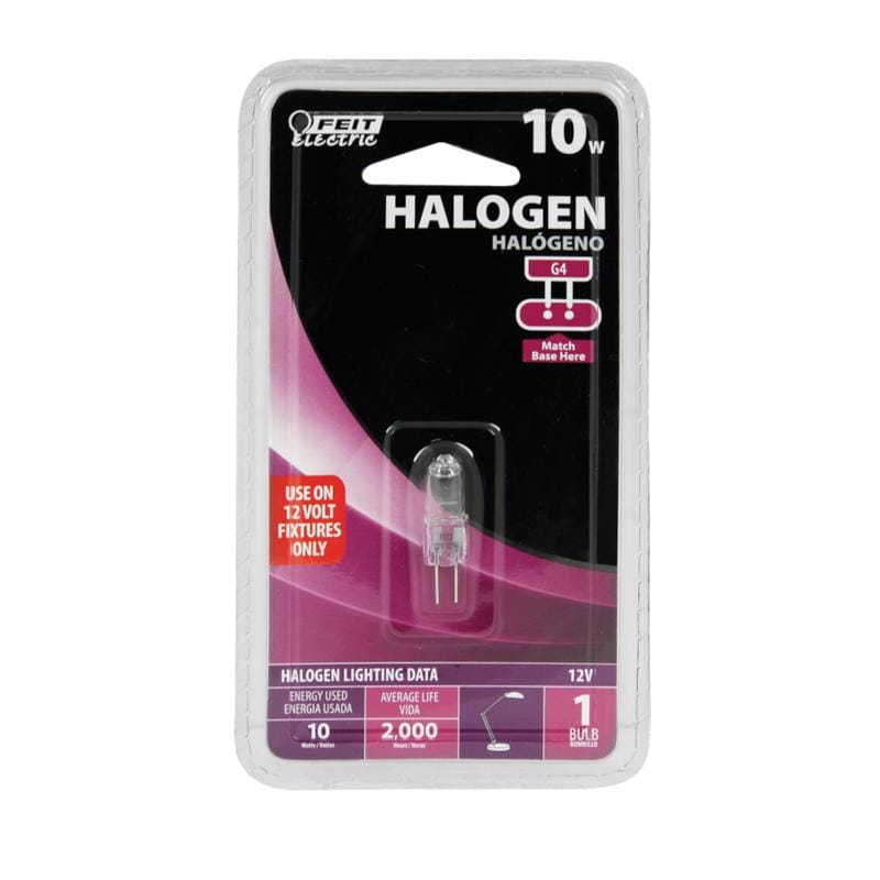 Feit BPQ10T3/RP 10 W JC Specialty Halogen Bulb 100 lm Bright White 1 pk