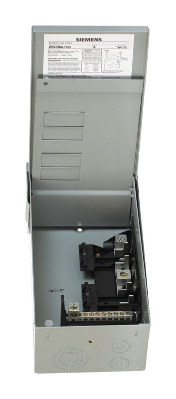 Siemens W0408ML1125U EQ 125 amps 120/240 V 4 space 8 circuits Surface Mount Main Lug Load Center