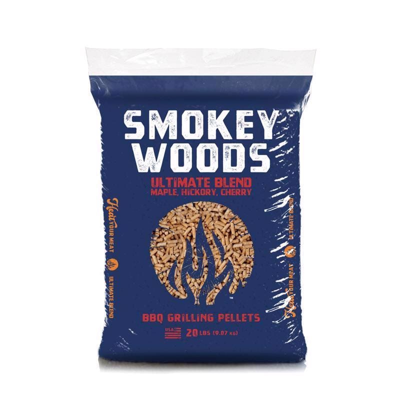 Smoky Woods J053 Smokey Woods Hardwood Pellets All Natural Cherry/Hickory/Maple 20 lb
