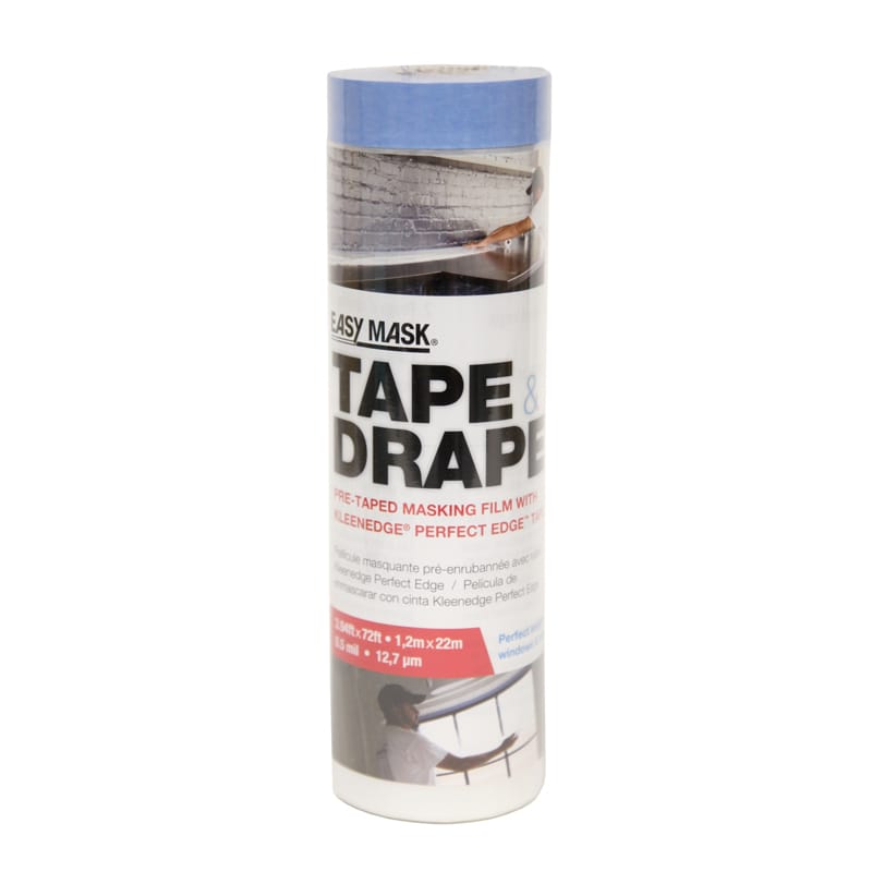Trimaco 949560 Easy Mask 48 in. W X 72 ft. L X 0.5 mil Pre-Taped Plastic Masking Film 1 pk