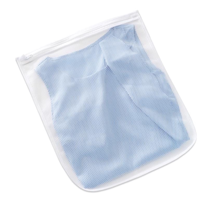 Whitmor 6368-7301-WHT White Fabric Collapsible Laundry Bag