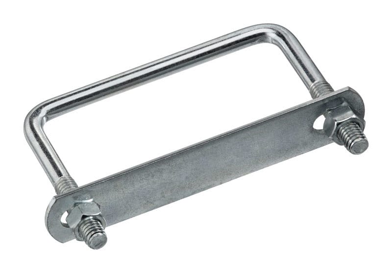 National Hardware N222-380 3/8 in. X 4 in. W X 3 in. L Coarse Zinc-Plated Steel Square U-Bolt