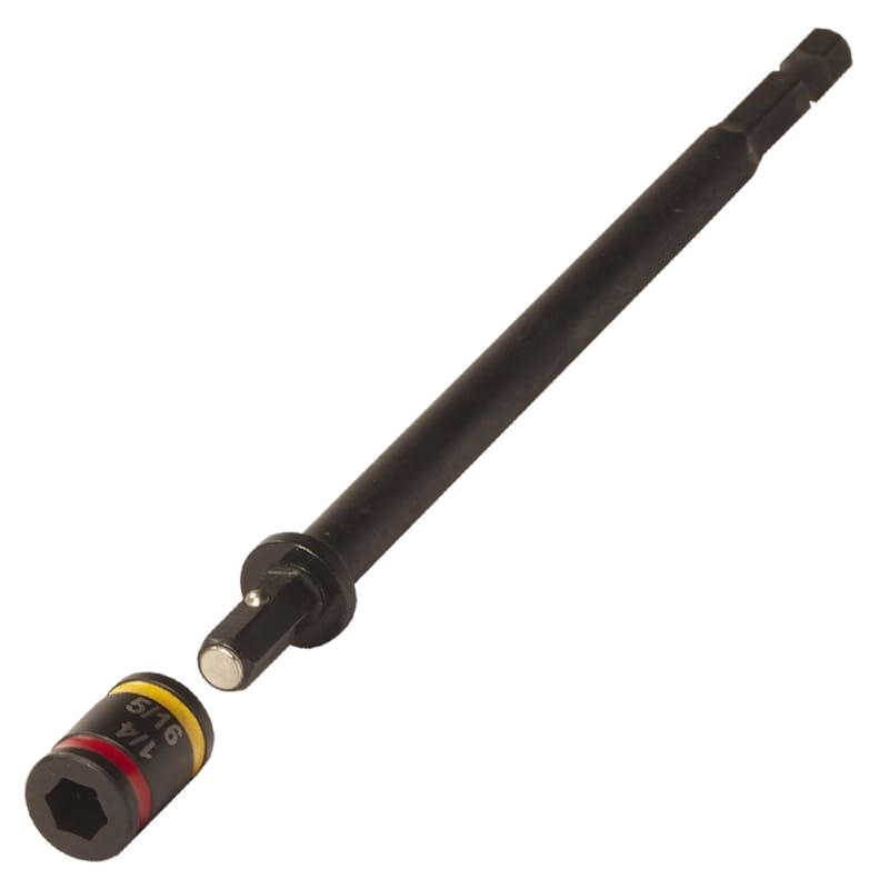 Malco IMSHXLC C-RHEX 1/4 and 5/16 in. Reversible Magnetic Hex Nut Driver 6 in. L