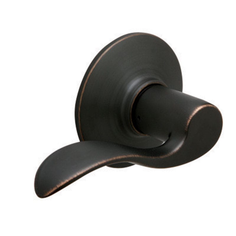Schlage F170VACC716RH Accent Aged Bronze Dummy Lever
