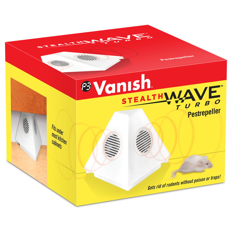 Vanish P7782 Stealth Wave Turbo Plug-In Electronic Pest Repeller For Rodents
