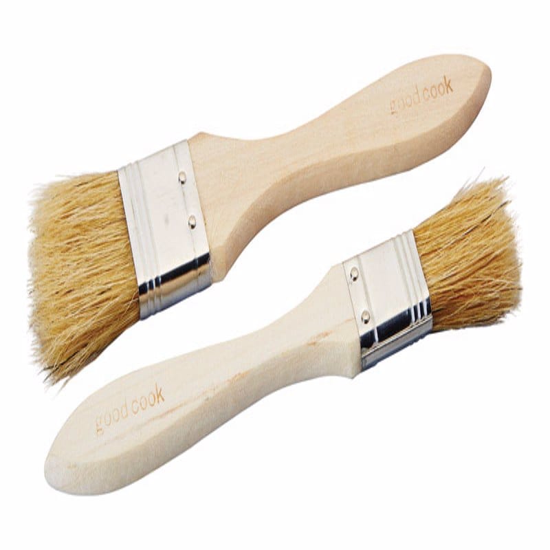 Good Cook 21999 Natural Wood Pastry/Basting Brush Set