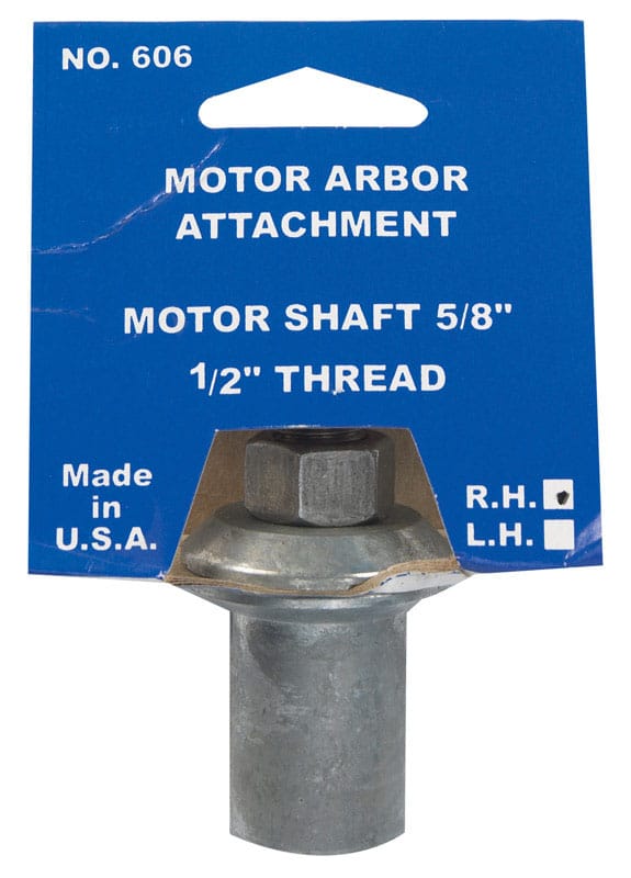 Chicago Die Cast 606-6 3 inch in. L Work Arbor 5/8 in. 1 pc