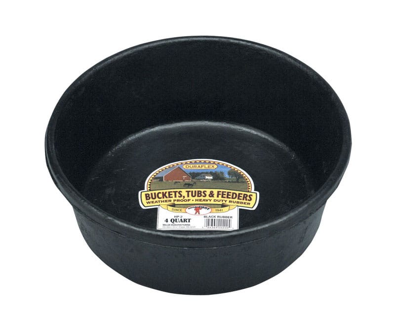 Little Giant HP2 DuraFlex 4 qt Feeder Pan For Livestock