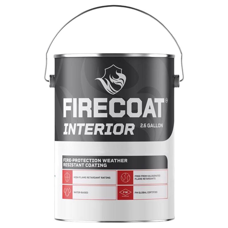 Firecoat FCT0002 White Low Sheen Water-Based Primer 2.6 gal