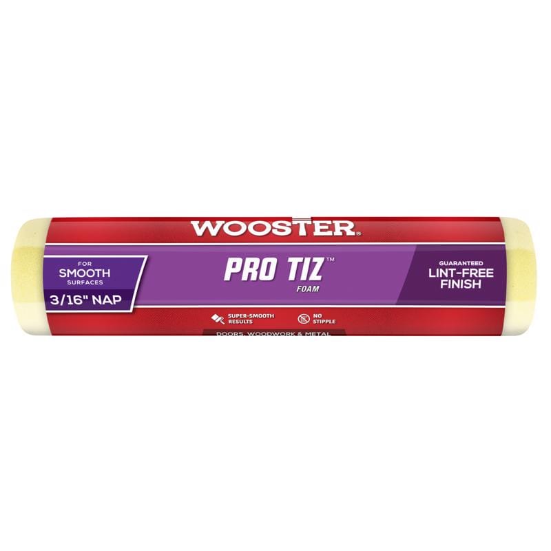 Wooster R265-9 Pro Tiz Foam 9 in. W X 3/16 in. Regular Paint Roller Cover 1 pk