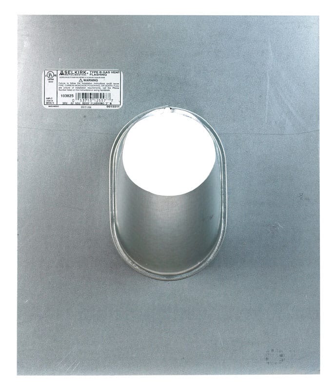Selkirk 103825 3 in. D Galvanized Steel Adjustable Roof Flashing