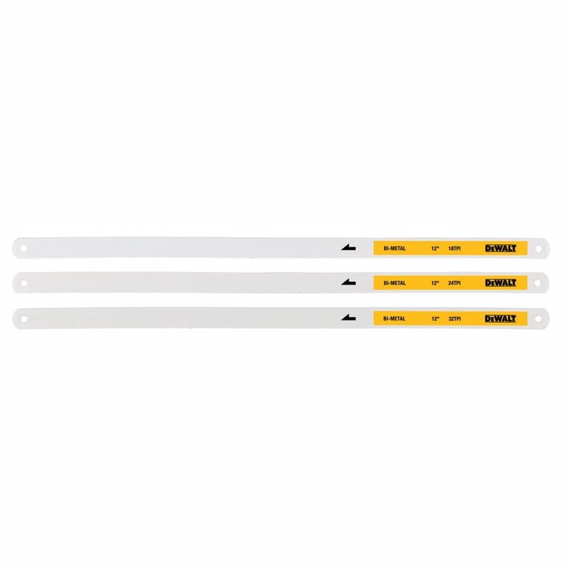 Dewalt DWHT20558 12 in. High Carbon Steel Hacksaw Blades 3 pk